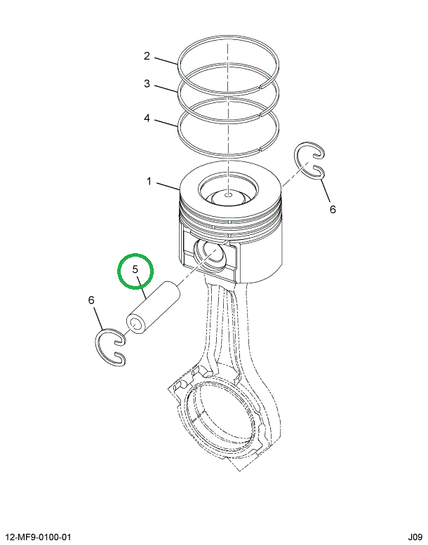 1878102C1 PIN PISTON STD