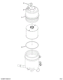 1878615C92 FILTER,KIT FUEL FILTER CAP