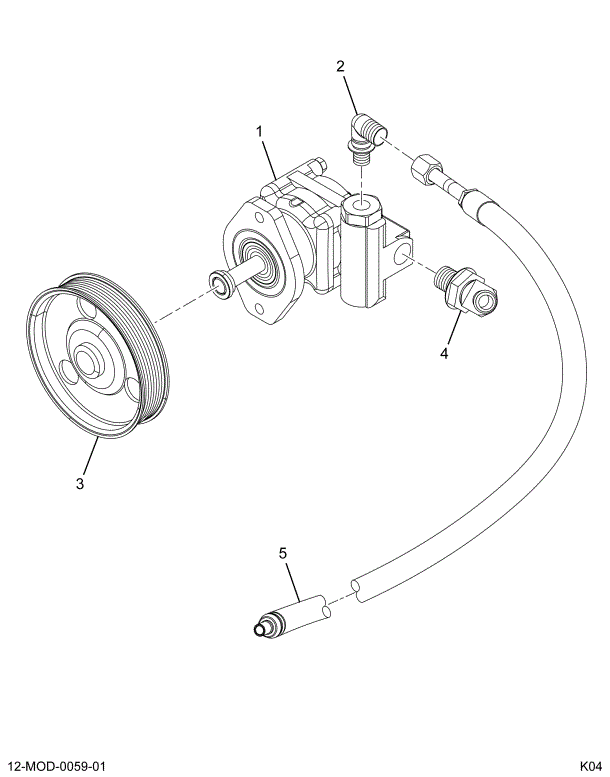 1878703C93 PUMP ASSEMBLY, POWER STEERING