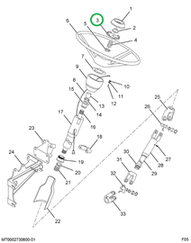 187970R91 PLATE HORN BUTTON BASE