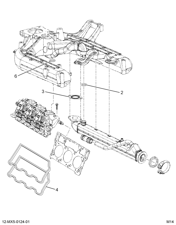 1880016C99 HEAD,KIT UPPER GASKET