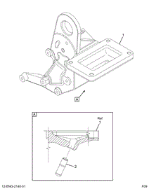 1880540C91 BRACKET ASSY AIR COMPRESSOR