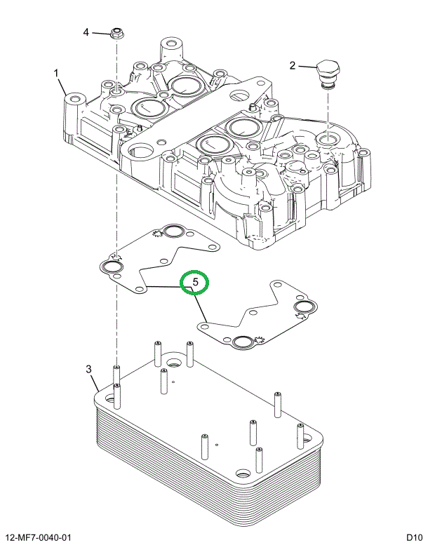 1881196C1 GASKET  COOLER TO COVER