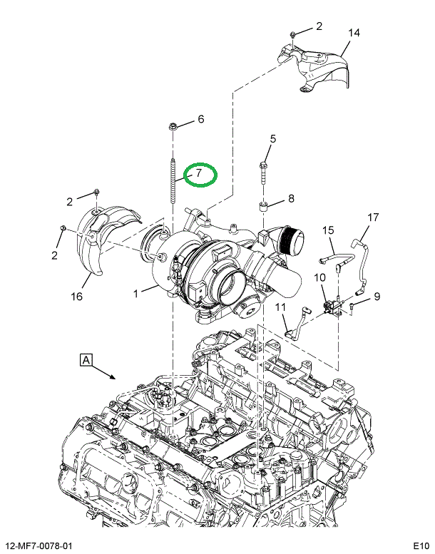 1881557C1 STUD M10 X 142MM