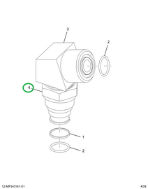 1883006C1 Nut, Elbow