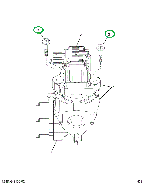 1883389C1 BOLT M8 X 40  HIGH TEMPERATURE