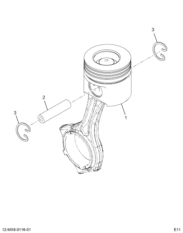 1885077C95 PACKAGE,KIT, PISTON, SLEEVE AN