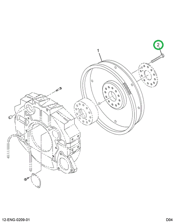 1887129C1 Bolt M12 X 1.25 X 37mm