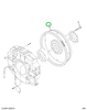 1887444C91 Flywheel Assembly Hev 15.5clut