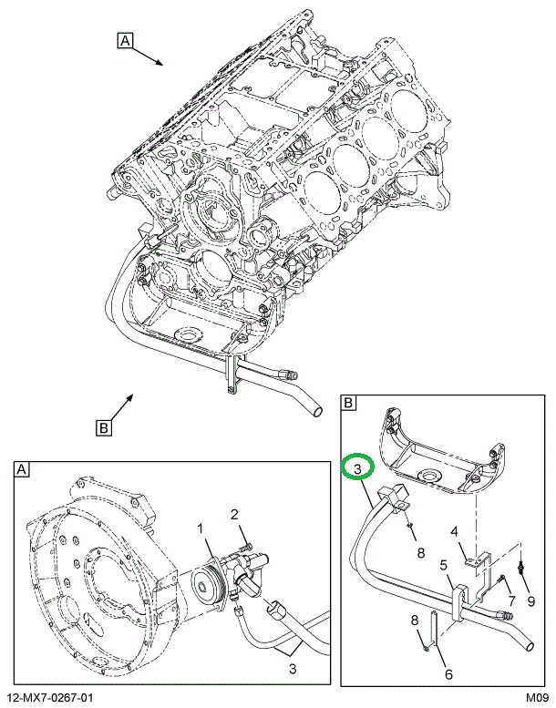 1887554C91 Tube Assembly Suction Power St