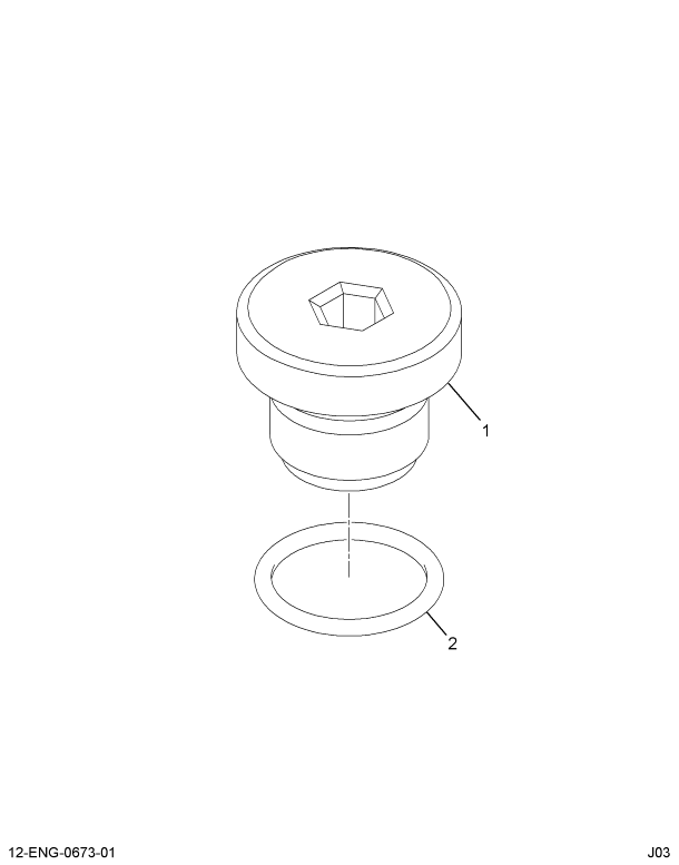 1887598C91 PLUG ASSY M10 X 1.0 W/RING