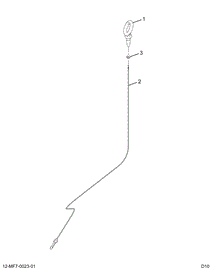 1888200C92 GAUGE ASSY  OIL LEVEL