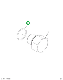 1889091C1 O-ring, M10 Plug