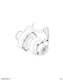 1889191C92 TRBOCHGR,TURBOCHARGER ASSY