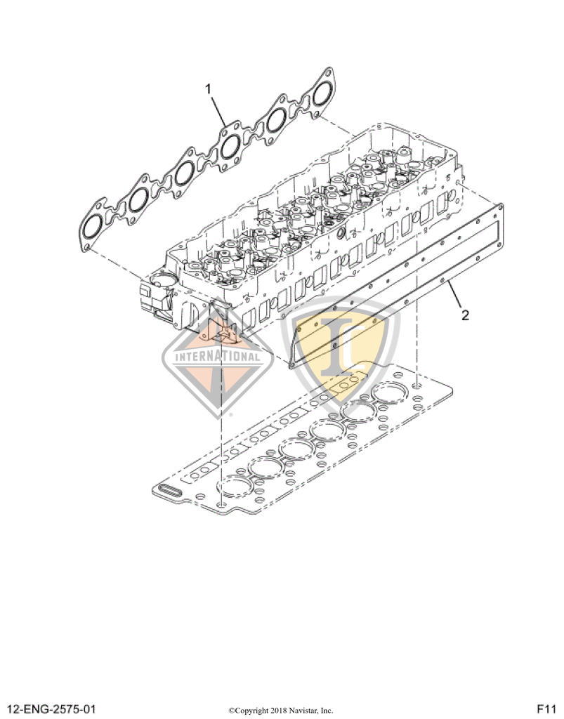 1889245C96 GASKET,KIT, CYL HEAD GSKET