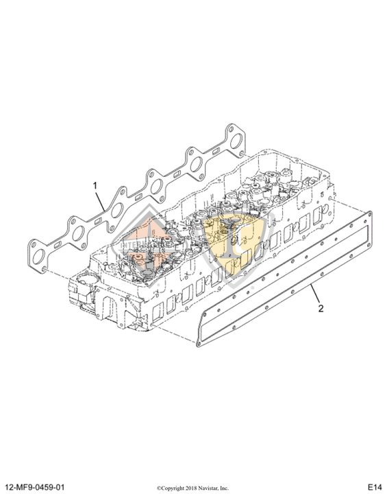 1889247C96 GASKET,KIT, CYLINDER HEAD GASK
