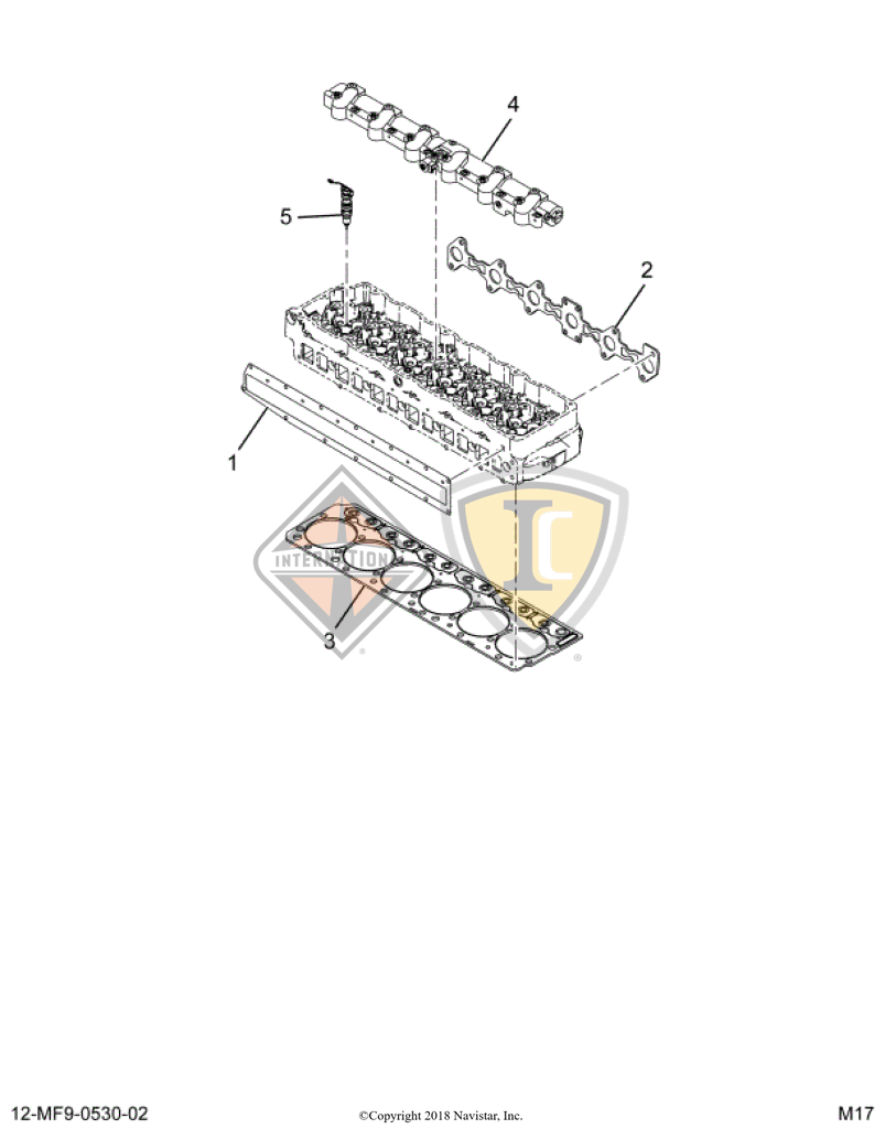 1889321C95 HEAD,KIT, CYLINDER HD SEAL, MA