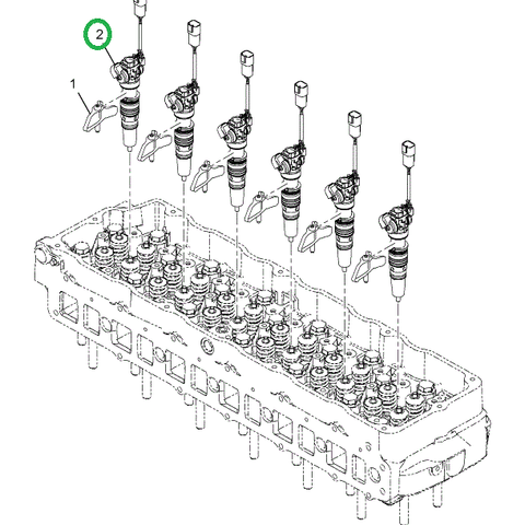 1890055C91 Injector Assembly Fuel W/seals