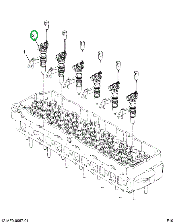 1890055C92 Injector Assembly W/seals
