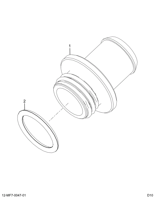 1890062C91 TUBE ASSY OIL FILL