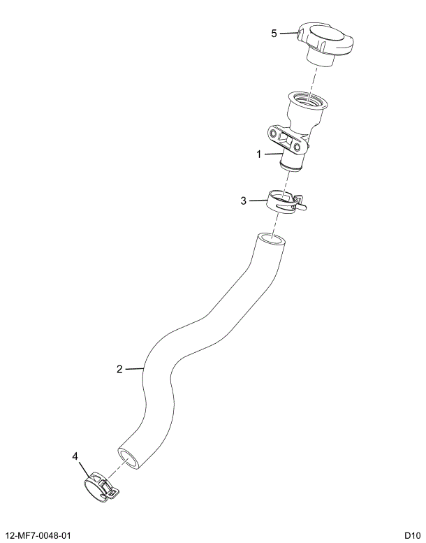 1890064C91 TUBE ASSY OIL FILLER