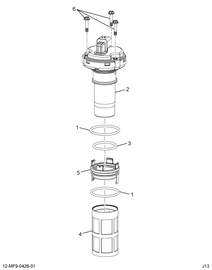 1891305C94 PUMP ASSY, FUEL ELECT BRUSHLES
