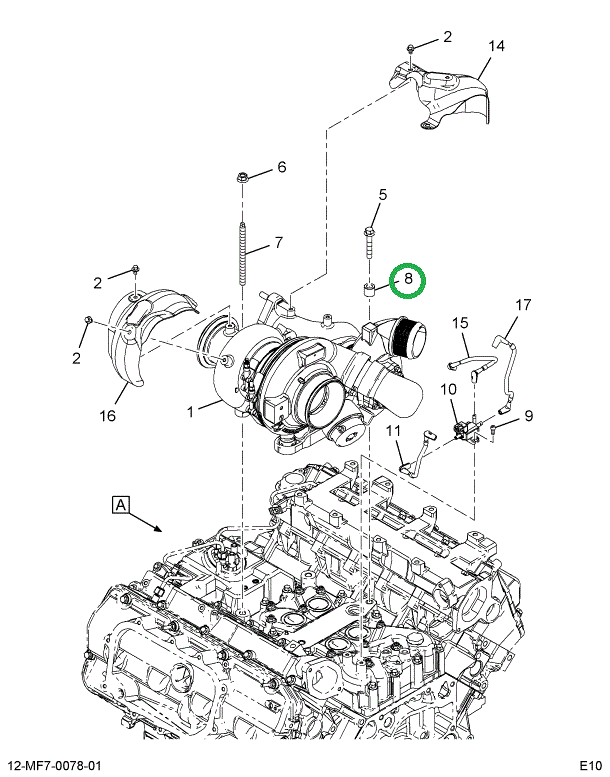 1893177C1 SPACER BOLT TURBO