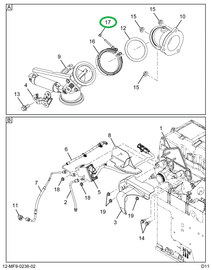 1893799C1 NUT HEX LOCK 1/4-28