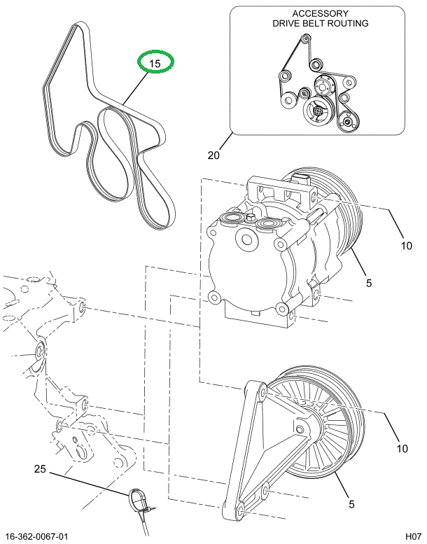 1893842C2 BELT, 8 PEAK