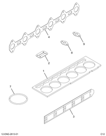1894141C92 HEAD,KIT, CYL HEAD GASKETS DT4