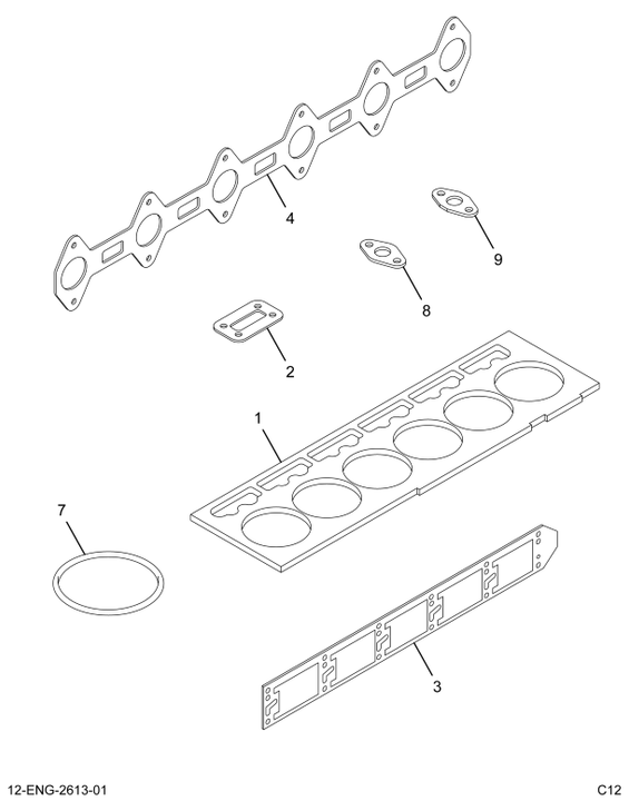 1894141C92 HEAD,KIT, CYL HEAD GASKETS DT4