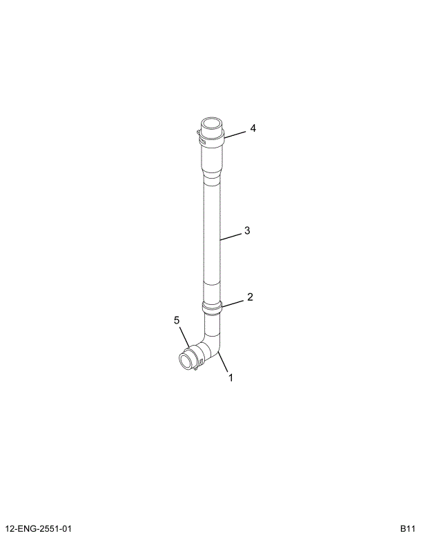 1894298C91 HOSE ASSY CRANKCASE BREATHER