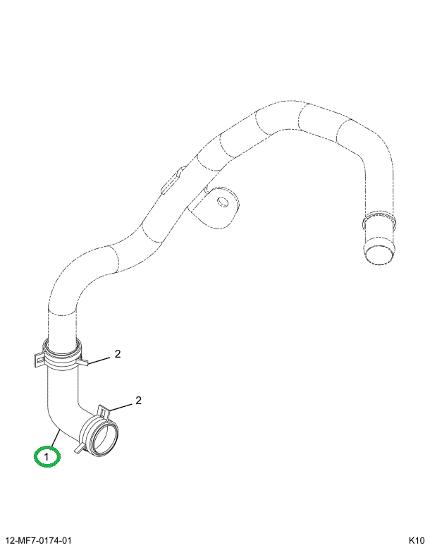 1897465C1 HOSE 90 DEG 1 INCH