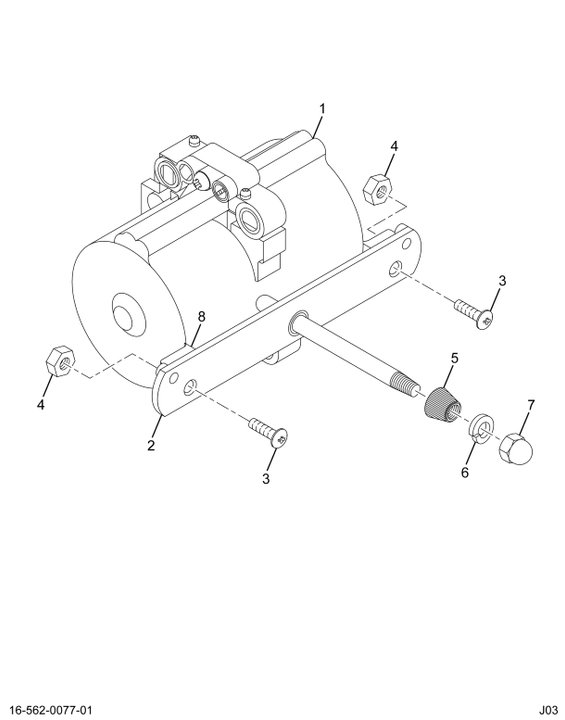 2000406C92 MOTOR W/S WIPER AIR RH