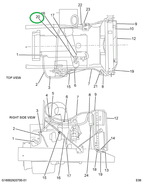 2000803C91 HOSE EVAP TO COMPR W/134A