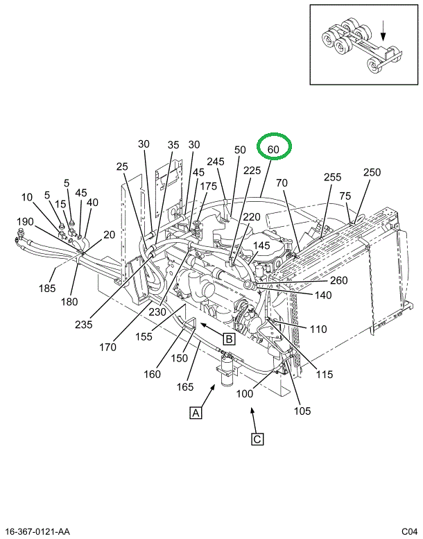 2000819C92 HOSE EVAP TO COMPR