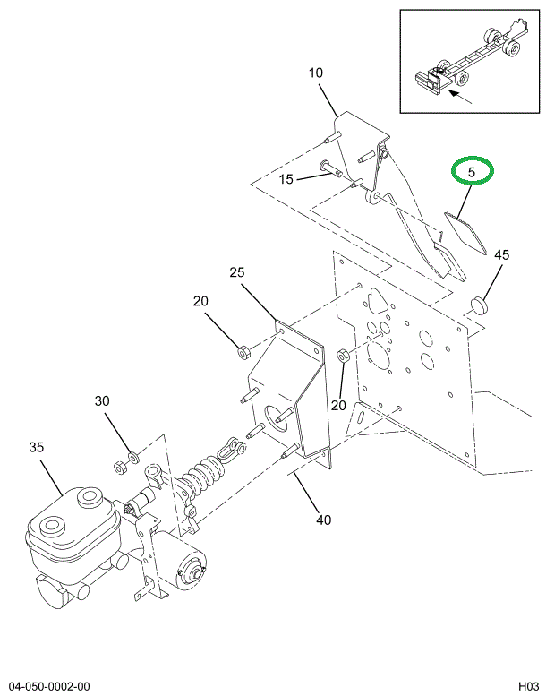 2001663C1 PAD PEDAL