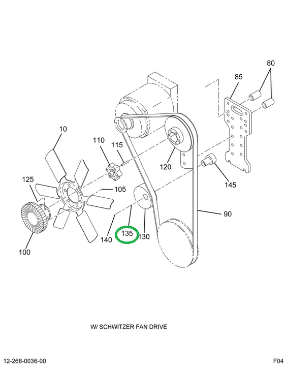 2001806C1 COVER IDLER PULLEY DUST