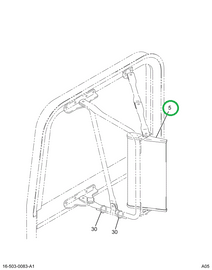 2002044C91 HEAD MIRROR 7X16 HEATED LH