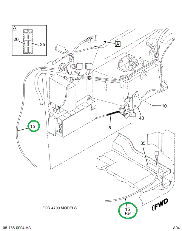 2003446C92 HARNESS JUMPER CRUISE/PTO/THRT