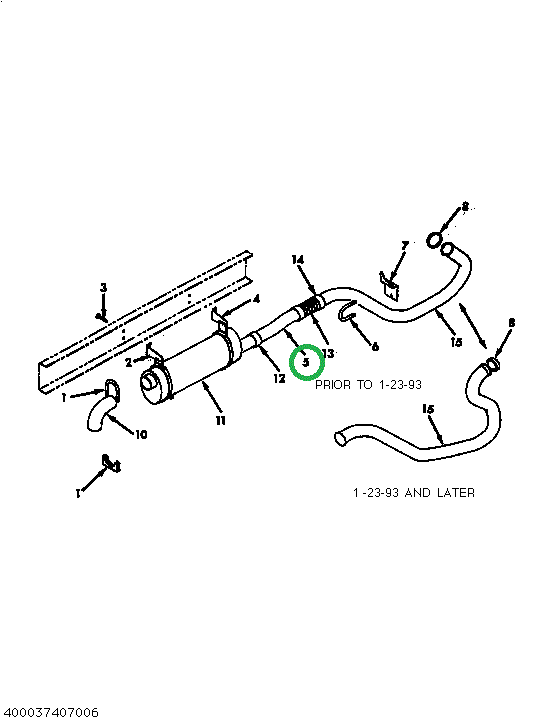 2003454C1 PIPE EXHAUST