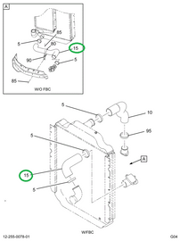 2003571C1 HOSE RAD OUTLET-SILICONE