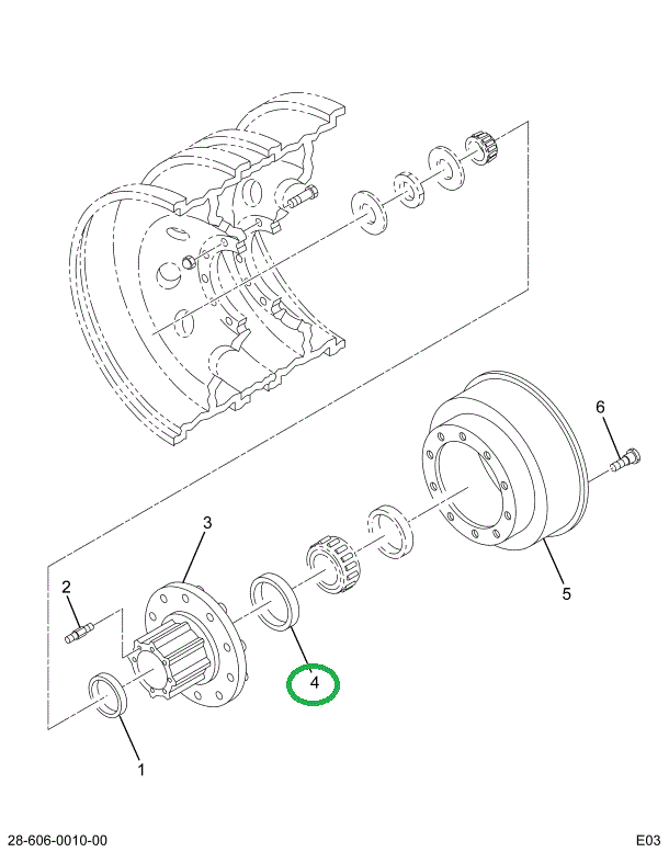 2004184C1 BOLT WHEEL HUB RT THREAD