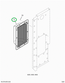2005078C4 DUCT,SCOOP DRIVERS AIR RH