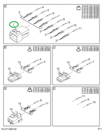 2005836C1 CONNECTR,CONNECTOR CABLE 8M M/
