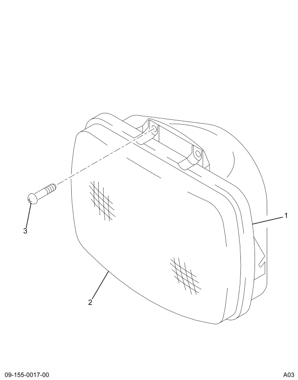 2006090C91 LIGHT HEAD W/H5051 HALOGEN