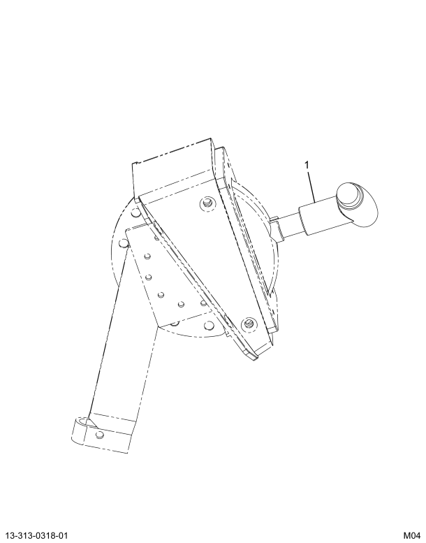 2006990C91 CONTROL REMOTE SHIFT ASSY