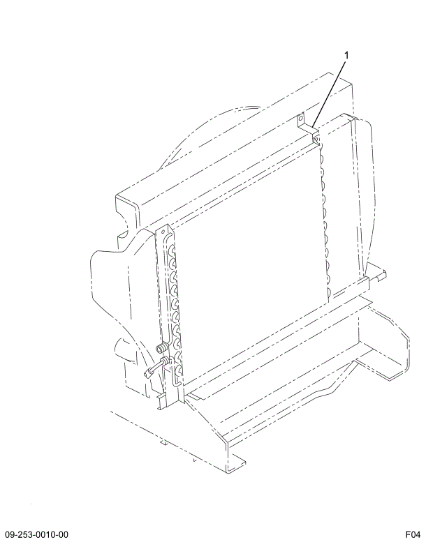 2007020C1 BRACKET CONDENSER AIR COND