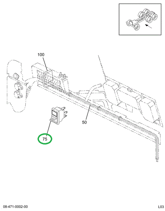 2007310C1 SWITCH TRAILER AUX