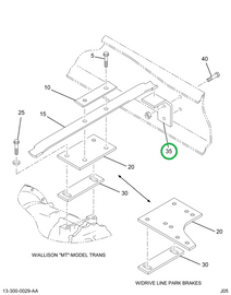 2008144C2 BRACKET XMSN MTG MAIN*XMSN REA